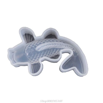 Žuvies Formą Epoksidine Formų, Skaidraus Silikono Formos Dekoratyvinis Dervos Pelėsių Rankų darbo 