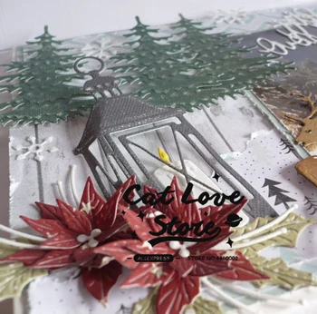 Žvakių Šviesoje Metalo Pjovimo Miršta Kalėdų Trafaretai, Skirti 