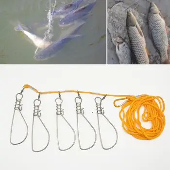 Žūklės Reikmenys Žvejybos Reikmenys Lock Sagtis Nerūdijančio Plieno Gyvos Žuvys Sijos 5 m