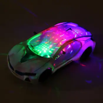 электромобиль 3D Universalus Elektrinis Automobilis Žaislas LED Mirksi Šviesos Muzikos Dainavimo Garso Vaikams, Vaikams, Dovanų Žaislas Automobilis